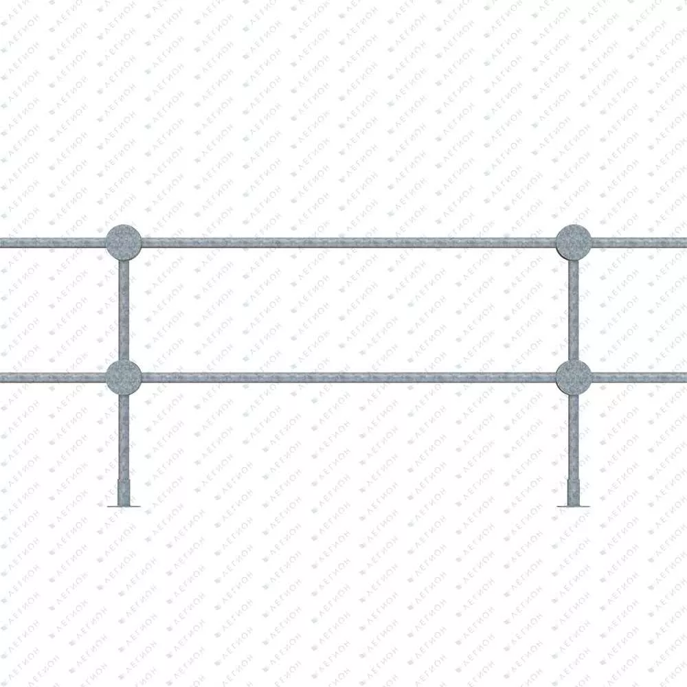 Пешеходное (перильное) ограждение ПО2 «ОРУД»